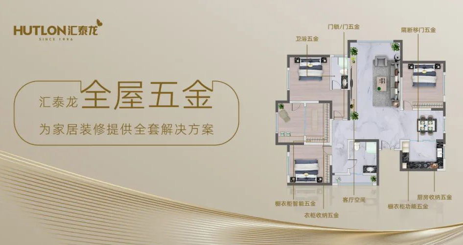 匯泰龍全屋五金一站式解決方案，共筑美好生活！